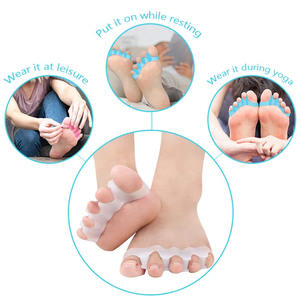 En gros : Séparateurs, redresseurs et protège-doigts en silicone pour orteils, soulagement de la douleur du hallux valgus, soins des pieds - Product Image 5