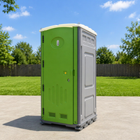 Toilettes mobiles de luxe portables pour événements, toilettes temporaires extérieures en HDPE avec un design moderne, toilettes portables