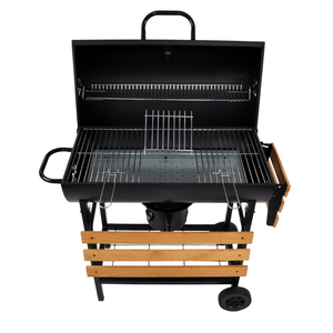 SEJRバーベキューグリルチャコールバーベキューグリル、サイドテーブル付き屋外オフセット喫煙者 - Product Image 3