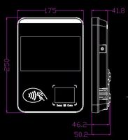 H158 Carte prépayée terminal de paiement pos billetterie automatique validateur de collecte de billets de bus