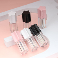 Emballages classiques noirs pour tubes de gloss à lèvres, contenants vides rechargeables pour rouge à lèvres liquide, flacons de maquillage en gros