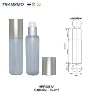 Bouteilles pulvérisatrices en plastique en gros, flacon cosmétique transparent à pompe, flacon de lotion vide, conteneur de voyage, étiquette privée - Product Image 2