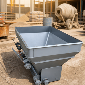 Bétonnière avec benne de chargement, élévateur de benne et roues de déplacement pour système d'alimentation de bétonnière, pièces de rechange - Product Image 2