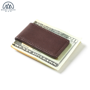Clip para Billetes Magnético Portátil de Cuero Genuino Delgado y Minimalista con Bloqueo RFID, Hecho a Mano con Logotipo Personalizado de Alta Calidad - Product Image 6