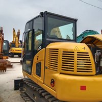 Excavatrice Komatsu PC70 d'occasion bien entretenue, 7 tonnes, godet de 0,28 m, faible entretien, longue durée de vie