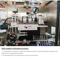 Machine d'étiquetage thermorétractable électrique industrielle de haute précision avec cœur PLC pour emballages métalliques, bouteilles et technologie de capteur intelligent