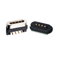Hytepro Mini-universel 4 Pogo Pin Magnetic Pcb Connector 12v Power Plug