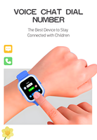 Montre connectée GPS pour enfants 4G VM01 Écran Amoled Étanche IP67 Localisation LBS WIFI Carte SIM 4G Appel vidéo SOS Montre connectée pour enfants