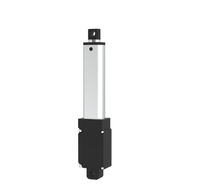 Aktuator Linear Motor Listrik Mini 12V DC Kecepatan 3000rpm Langkah 10-150mm untuk Laci dan Meja Angkat