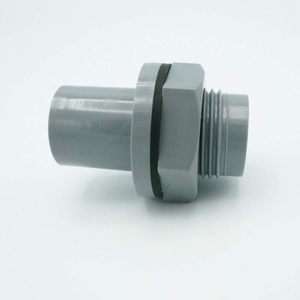 ข้อต่อท่อพีวีซีแบบตรงชนิดเกลียวสำหรับถังเก็บน้ำ รุ่น Japan Kansaikako P29-005 13A พร้อมน็อต ไม่มีปะเก็น - Product Image 2