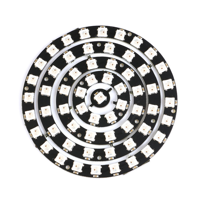 1/8/12/16/24-bit WS2812 RGB full-color 5050 LED lamp bead LED module