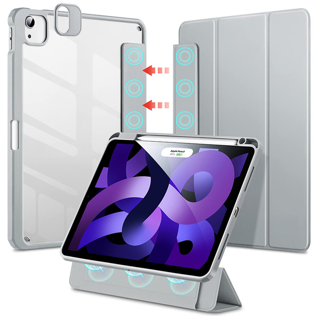 For Ipad Air 5/4 /pro 11 Hybrid Case Suitable Pencil Holder TPU Case Fashionable Detachable Magnetic Case