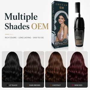 Custom Logo OEM Hair Color Cream Jet Black 100ml Fragrance Dye Factory Direct Wholesale Hot Sale - Product Image 3