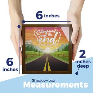 Hucha para adultos, caja de sombra de fondo de luna de miel de madera cuadrada, Banco de Ahorro de dinero para <span class=keywords><strong>viajes</strong></span> y vacaciones, marco de fotos, artesanías de madera - Product Image 3