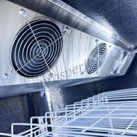 Réfrigérateur commercial à double porte vitrée pour boissons, vin et bière, pour bar, supermarché, magasin