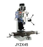 Mini-fraiseuse et perceuse de table ZX45 avec taraudeuse, broche conique R8, fraiseuse manuelle de table