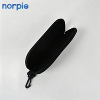 Étui vierge en néoprène pour sublimation avec fermeture éclair et crochet, idéal pour lunettes de lecture, vente en gros par lot, étui de rangement pour lunettes