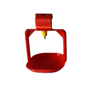 Plastic Drinking Broiler Water Nipple Factory Supplier Hanging Chicken Drip Cup With Two Arms