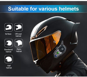 อุปกรณ์เสริมรถจักรยานยนต์ Q18 ชุดหูฟังอินเตอร์คอมสำหรับ 2 คน ระยะ 1000 เมตร - Product Image 3