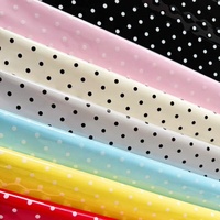 0.8MM nouveau Design miroir à pois imprimé Faux cuir synthétique tissu pour sac couverture de livre arcs bricolage artisanat