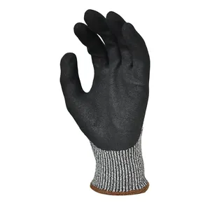 Nitril Coating Snijbestendige Handschoenen Anti Slijtage Voor Hand Beveiliging In Glas Fabrieken En Bouw