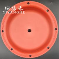 286.007.354 Membrane rouge à diaphragme Santoprène 2 ''raccords de pompe à double diaphragme pneumatique produits en caoutchouc
