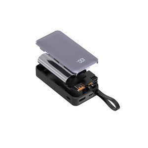 Station d'alimentation portable en gros 10000mAh, sortie Type-C, charge rapide 25W, batterie au lithium <span class=keywords><strong>18650</strong></span>, matériau ABS, circuit de protection - Product Image 2