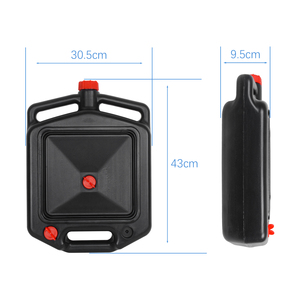 <span class=keywords><strong>Bac</strong></span> de <span class=keywords><strong>vidange</strong></span> d'huile noir 4L avec bouchon rouge pour accessoires de motos - Product Image 2