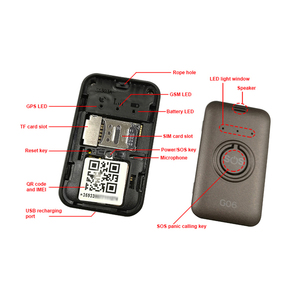 Thiết Bị Theo Dõi <span class=keywords><strong>GPS</strong></span> Cá Nhân Thiết Bị Định Vị Theo Dõi Báo Động An Ninh Ghi Âm Giọng Nói G06 2 Chiều SOS Panic Cho Trẻ Em Người Già - Product Image 6