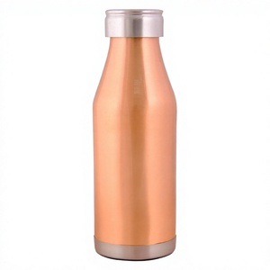 Botella de Cobre Puro con Tapa Hermética, Botella de Agua Ayurvédica Tradicional, Venta al por Mayor - Product Image 1