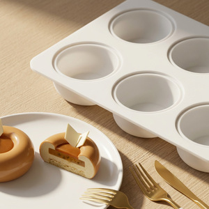 Nouvelles idées : <span class=keywords><strong>Moule</strong></span> à gâteau en silicone alimentaire à 6 cavités de 88 pouces, résistant à la chaleur, compatible four, facile à nettoyer, pour la pâtisserie - Product Image 4