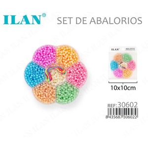 Set di perline ILAN 10x10cm, kit creativo colorato per la creazione di gioielli - Product Image 3