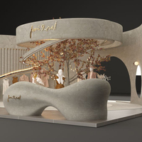 Stand d'exposition au design personnalisé, installation rapide en 30 minutes, 10x20ft 20x20ft, panneau modulaire en bois, stand de salon professionnel pour les champions
