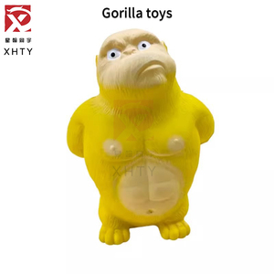 Juguetes de Silicona Antiestrés de Alta Calidad Hechos en China, Juguetes Novedosos para Apretar con Forma de Gorila - Product Image 3