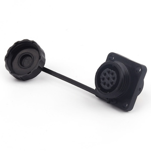 SP16แผงสี่เหลี่ยมขั้วต่อการบินกันน้ำ IP68 <span class=keywords><strong>2</strong></span> <span class=keywords><strong>3</strong></span> 4 5 6 7 9ขาปลั๊กและซ็อกเก็ตเชื่อมต่อสายชาย/หญิง-ไป DIY - Product Image 3