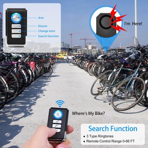 <span class=keywords><strong>Alarm</strong></span> Sepeda 113dB Sensor Gerak Getaran Nirkabel Anti Maling Sensitivitas Volume Tahan Air Dapat Disesuaikan dengan Remote untuk Sepeda Motor - Product Image 5