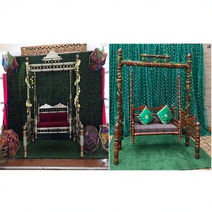 Escenario de Lujo Personalizado de Madera de Teca para Bodas Pakistaníes, Sangeet, Walima Musulmana, Función Mehndi, Australia - Product Image 1