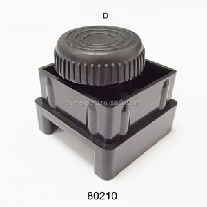 Có thể điều chỉnh san lấp mặt bằng <span class=keywords><strong>feet</strong></span> với ống vuông chèn vít Ống chèn 80210 - Product Image 2