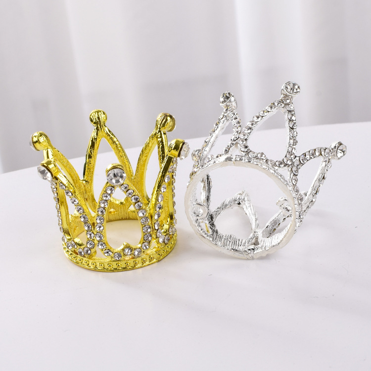 Популярная декоративная металлическая Корона 2021 для розового медведя