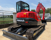 Excavatrice Yanmar Vio80 d'occasion de haute qualité du Japon, faible nombre d'heures, bonnes performances, vente en ligne à prix réduit, ORIGINAL CE