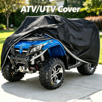 Housses de protection pour VTT/UTV, imperméables, résistantes aux intempéries, anti-UV, anti-poussière, couleur et taille personnalisées