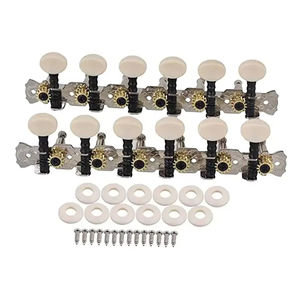 Juego <span class=keywords><strong>de</strong></span> 2 clavijas <span class=keywords><strong>de</strong></span> afinación <span class=keywords><strong>de</strong></span> guitarra acústica <span class=keywords><strong>de</strong></span> 12 cuerdas Cabezal <span class=keywords><strong>de</strong></span> máquina <span class=keywords><strong>de</strong></span> <span class=keywords><strong>mandolina</strong></span> con un solo orificio - Product Image 1