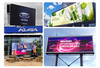 Écran LED extérieur Eagerled, affichage LED couleur plein écran, écran publicitaire LED extérieur, panneau vidéo Full HD, écran mural LED