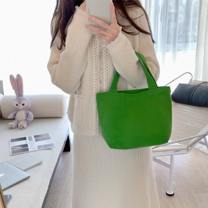 กระเป๋าผ้าแคนวาสพิมพ์โลโก้ตามสั่ง สีสันสดใส น่ารัก ขนาดเล็ก พกพาสะดวก ใช้ซ้ำได้ เหมาะสำหรับใส่อาหารกลางวัน - Product Image 6