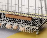 Cage à poulet, grand gabarit, retrait de la casserole, Cage pliante, treillis métallique, Cages à œufs