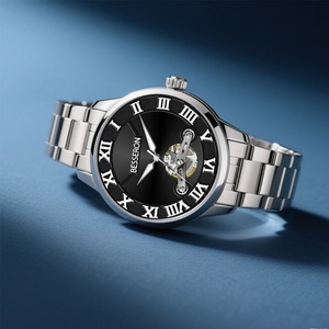 Reloj Digital Automático Mecánico de Esqueleto, Cristal de Zafiro, Caja de Acero Inoxidable 316L, Resistencia al Agua 5BAR, Caja para Hombre de Lujo - Product Image 3