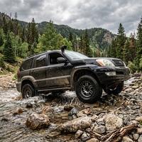 Système d'admission d'air 4x4 Telawei TLV ST120A, Snorkel, Fabrication de pièces et accessoires tout-terrain 4x4 pour Prado Série 120