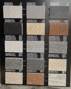 Matte <span class=keywords><strong>Pave</strong></span> đá hiện đại giả kết cấu gạch lát sàn đầy đủ cơ thể chịu nhiệt chống trượt 600x600mm sứ nội thất gạch 18mm - Product Image 1