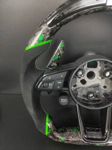 Volante de Fibra de Carbono Forjado con Alcántara para Audi A3 A4 A5 A6 A7 Q3 Q5 Q7 S3 S4 S5 RS3 RS4 RS5 RS6 RS7 - Product Image 5