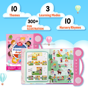Livre Électronique Interactif Rechargeable Bilingue (Français-Anglais) pour Enfants – Machine Pédagogique Intelligente à Lecture Sonore - Product Image 3